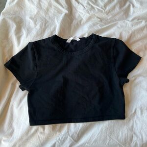 glassons black baby tee